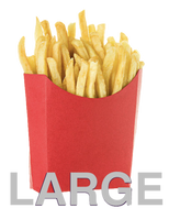 Fries Containers (L) (100 Bundle)